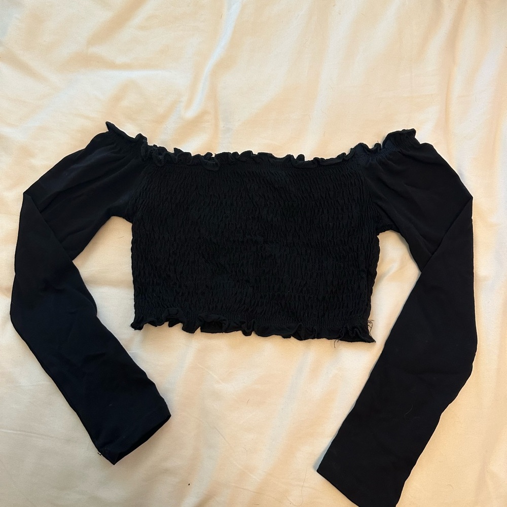 Off The Shoulder Crop Going Out Top